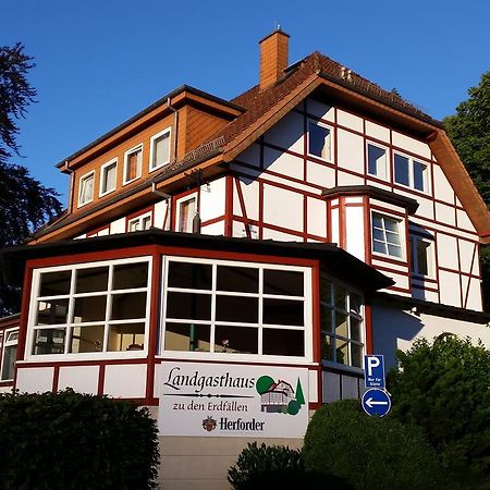 Landgasthaus Zu Den Erdfaellen Bad Pyrmont Exterior photo
